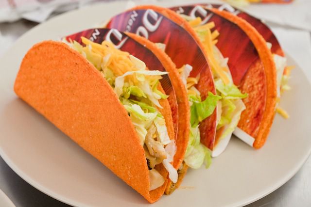 These Doritos Locos Tacos look positively radioactive compared to their Ranch brethren